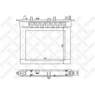 Радиатор печки, теплообменник STELLOX DWVQ3 10-35210-SX 3600481 JR UKY