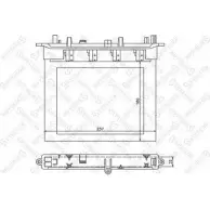 Радиатор печки, теплообменник STELLOX NJSCFL H 6U7CXT7 10-35211-SX 3600482