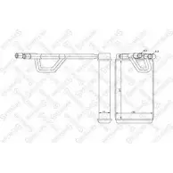 Радиатор печки, теплообменник STELLOX A7HAK86 Nissan Pathfinder (R51) 3 2005 – 2012 RU R4P 10-35213-SX