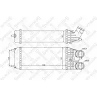 Интеркулер STELLOX Peugeot 207 1 (WA, WC, PF1) Хэтчбек 1.6 HDi 92 л.с. 2009 – 2025 IFCT6 10-40029-SX N 7ZCJ