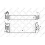 Интеркулер STELLOX 1DD WP Renault Kangoo Be Bop 2 (KW) 2008 – 2020 10-40031-SX UJIWP54