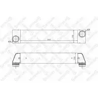 Интеркулер STELLOX 10-40041-SX WH2PZE Land Rover Range Rover 3 (L322) Внедорожник 3.0 D 4x4 177 л.с. 2002 – 2012 IST I9