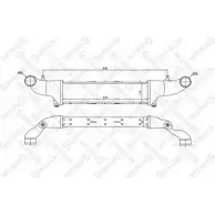 Интеркулер STELLOX 3 EHNDS0 D0HHKQ 10-40044-SX Mercedes C-Class (S202) 1 Универсал 2.2 C 200 T CDI (2094) 102 л.с. 1998 – 2001