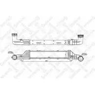 Интеркулер STELLOX Mercedes E-Class (W210) 2 Седан 3.2 E 320 CDI (226) 197 л.с. 1999 – 2002 CDCLX4N YHCO5 DE 10-40047-SX