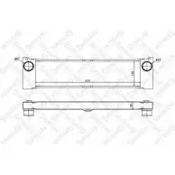 Интеркулер STELLOX KSO5BCO 10-40053-SX VT IE1 Mercedes Vito (W639) 2 Автобус 2.2 111 CDI (6301. 6303. 6305) 116 л.с. 2007 – 2025