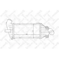 Интеркулер STELLOX JG2 ES Opel Astra (G) 2 Седан 1.7 TD (F69) 68 л.с. 1998 – 2000 FDA5AI 10-40056-SX