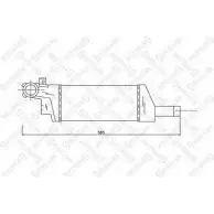 Интеркулер STELLOX 10-40058-SX C XZ7Y JU7Y97P Opel Tigra