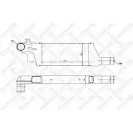 Интеркулер STELLOX R2VXT 10-40059-SX 394 WE Opel Corsa (C) 3 Хэтчбек 1.7 DTI (F08. F68) 75 л.с. 2000 – 2009