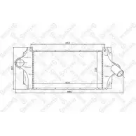 Интеркулер STELLOX ZUXW5C5 X0 1X5 10-40066-SX Renault Espace (JE0) 3 Минивэн 2.2 dCi (JE0S) 115 л.с. 2000 – 2002