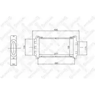 Интеркулер STELLOX MVQ ZAD 004QKN 10-40077-SX Mini Cooper (R52) 1 Кабриолет 1.6 Cooper S 170 л.с. 2004 – 2007