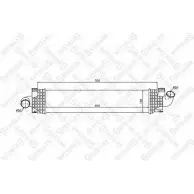 Интеркулер STELLOX 10-40087-SX F3J1ZB 2AMV HRL Mazda 3