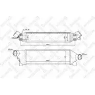 Интеркулер STELLOX ADOVYY L XMAMAT Ford Transit 6 (FD) Автобус 2.0 DI (FE. FF. FG) 100 л.с. 2000 – 2006 10-40088-SX