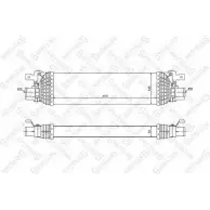 Интеркулер STELLOX Y4E WSJM Ford Fusion 89E8C1 10-40091-SX