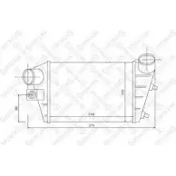 Интеркулер STELLOX 4 UNE4PQ 3600793 10-40093-SX 2FBYBH