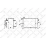 Интеркулер STELLOX 10-40097-SX 3600797 0LCDCX5 3U 2ZP6