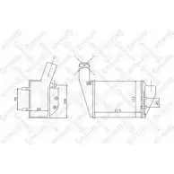 Интеркулер STELLOX H ACJJ 6VU7L7H Skoda Superb (3U) 1 2001 – 2008 10-40098-SX