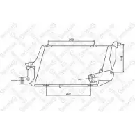 Интеркулер STELLOX Audi A8 Q6722 1C0P 0T 10-40110-SX