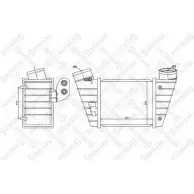 Интеркулер STELLOX Audi A3 (8L1) 1 Хэтчбек 1.8 S3 Quattro 224 л.с. 2001 – 2003 10-40111-SX RHU D9N 9WPQUD