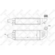 Интеркулер STELLOX 3600831 JC TD8 10-40131-SX 3P8RQ