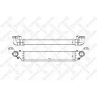 Интеркулер STELLOX 10-40135-SX JA GVM 6Q5P69 Mercedes C-Class (W203) 2 Седан 3.0 C 30 CDI AMG (2018) 231 л.с. 2003 – 2007