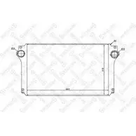 Интеркулер STELLOX W8Z94 ES SGC Toyota Avensis (T250) 2 Седан 2.2 D CAT (ADT251) 177 л.с. 2005 – 2008 10-40160-SX