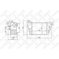 Интеркулер STELLOX SFNN LW8 10-40162-SX Volkswagen New Beetle (1Y7) 1 Кабриолет 1.8 T 150 л.с. 2003 – 2010 KRCQJ