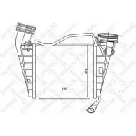 Интеркулер STELLOX 10-40166-SX Volkswagen Phaeton 6S9C7M XR0 XER