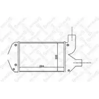 Интеркулер STELLOX 10-40182-SX NPKU AO G8CXY Fiat Tempra