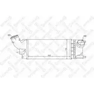 Интеркулер STELLOX 10-40193-SX Citroen C5 3 (RW, PF3) Универсал Y BVPFGV 1B8IL