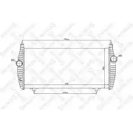 Интеркулер STELLOX MQ24O E I8MLW Citroen C5 3 (RD, PF3) Седан 2.2 HDi 200 204 л.с. 2010 – 2024 10-40194-SX