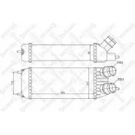 Интеркулер STELLOX UCTZ4 K6 P7DOBM3 10-40196-SX 3600896