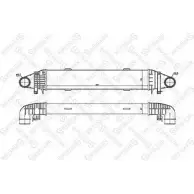 Интеркулер STELLOX LVS76V XXK 0N Mercedes C-Class (S204) 3 Универсал 2.1 C 200 CDI (2007) 136 л.с. 2007 – 2011 10-40226-SX