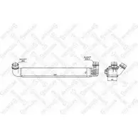 Интеркулер STELLOX 9LDJ3J Renault Fluence 9V5 A8D 10-40227-SX