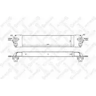 Интеркулер STELLOX N I4NZBN 10-40230-SX Renault Koleos