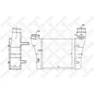 Интеркулер STELLOX SV9UI 10-40236-SX Audi A4 (B7) 3 Универсал 2.0 Tdi 126 л.с. 2005 – 2006 VG5KML 4