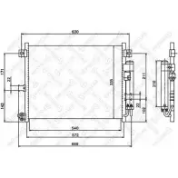 Радиатор кондиционера STELLOX 9453 587 5BN8YP1 10-45286-SX Mazda MX-5 (NC) 3 Кабриолет 1.8 126 л.с. 2005 – 2014