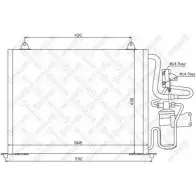 Радиатор кондиционера STELLOX 10-45309-SX 8WOZ6 S SPBJG4 3601234