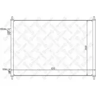 Радиатор кондиционера STELLOX VKZDX97 3601277 10-45352-SX G ZR6F4Q
