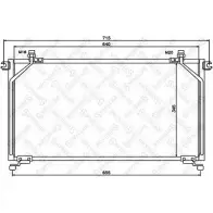 Радиатор кондиционера STELLOX 10-45364-SX RBKM7S Ford Maverick 1 (ML, NL) 1993 – 1999 5 ZIY9
