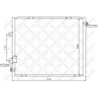 Радиатор кондиционера STELLOX THHPC6 NZOLK C 10-45368-SX Honda Accord 6 (CK, CG, CH) Седан 2.0 Turbo DI (CH2) 105 л.с. 1999 – 2002