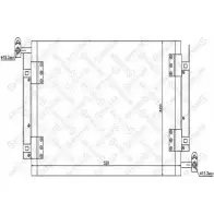 Радиатор кондиционера STELLOX 8T2 2A 10-45420-SX 3601345 SHHFB