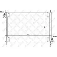 Радиатор кондиционера STELLOX WL0DNM 10-45422-SX 7 R4SUD 3601347