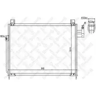 Радиатор кондиционера STELLOX 10-45454-SX Mazda 323 (BJ) 6 1998 – 2004 75VXN2 CJ4SZ 8