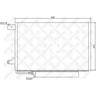 Радиатор кондиционера STELLOX 3601390 10-45465-SX Z5XV 1 8SQXQ