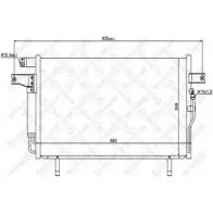 Радиатор кондиционера STELLOX GNV JC 10-45478-SX Nissan Pathfinder 9PD61UZ