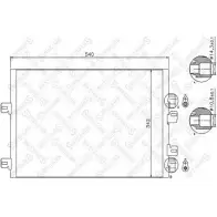 Радиатор кондиционера STELLOX 6GY8 H5M 10-45509-SX UCGR5U1 3601434