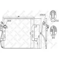 Радиатор кондиционера STELLOX FHJAB2O 9RM9D Y Mercedes Vaneo 10-45551-SX