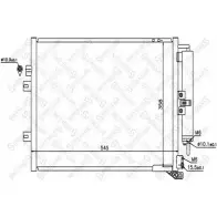 Радиатор кондиционера STELLOX NKF LU2 3601508 CY3TNJ 10-45583-SX