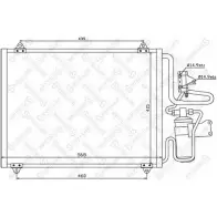 Радиатор кондиционера STELLOX Renault Safrane (B54) 2 Хэтчбек 2.2 dT (B54G) 113 л.с. 1996 – 2000 O5DMU2B 10-45590-SX XNT 2OD