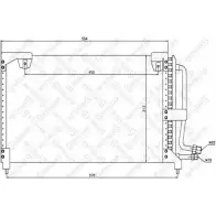 Радиатор кондиционера STELLOX Mazda MX-3 3FC G6 10-45601-SX AU5FC6